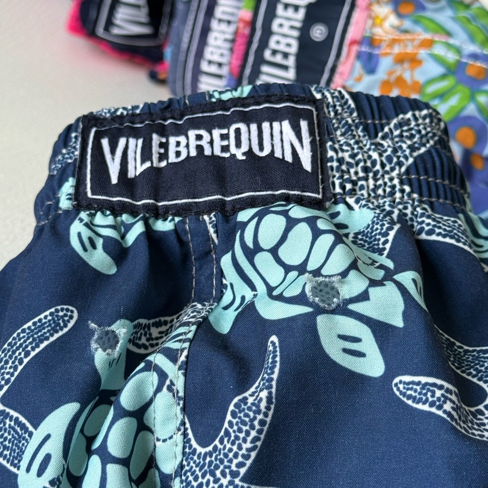 Vilebrequin Navy Sea Turtle Swim Shorts